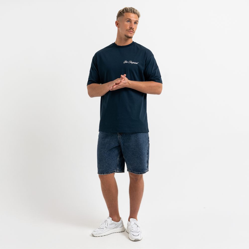 Endo T-shirt - Mørk marineblå