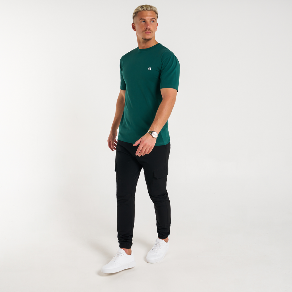 Signatur-T-shirt - Skovgrøn