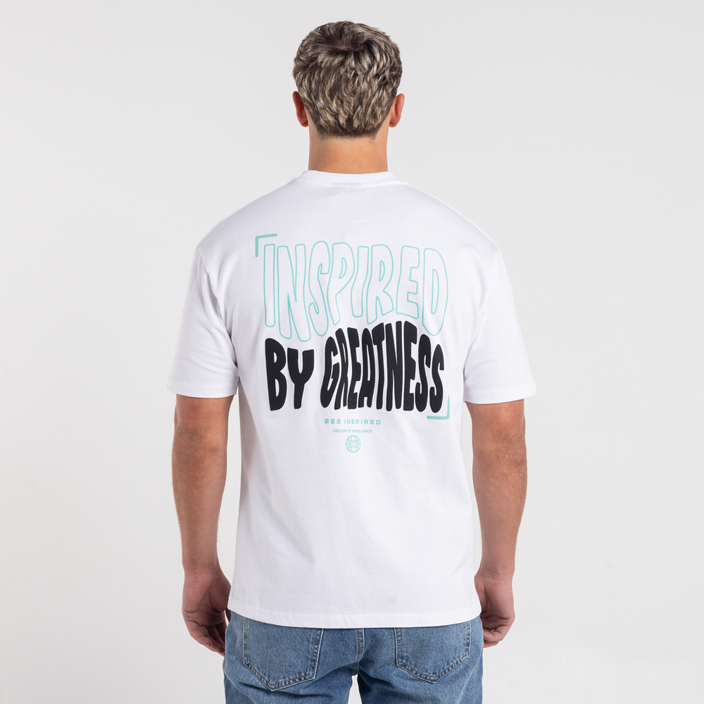 Aguirre T-shirt - Hvid/Aqua