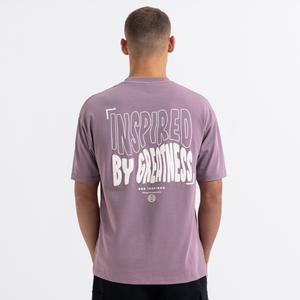 Aguirre T-shirt - Mauve Dusk / Hvid