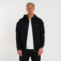 Diallo Zip Hoodie - Sort