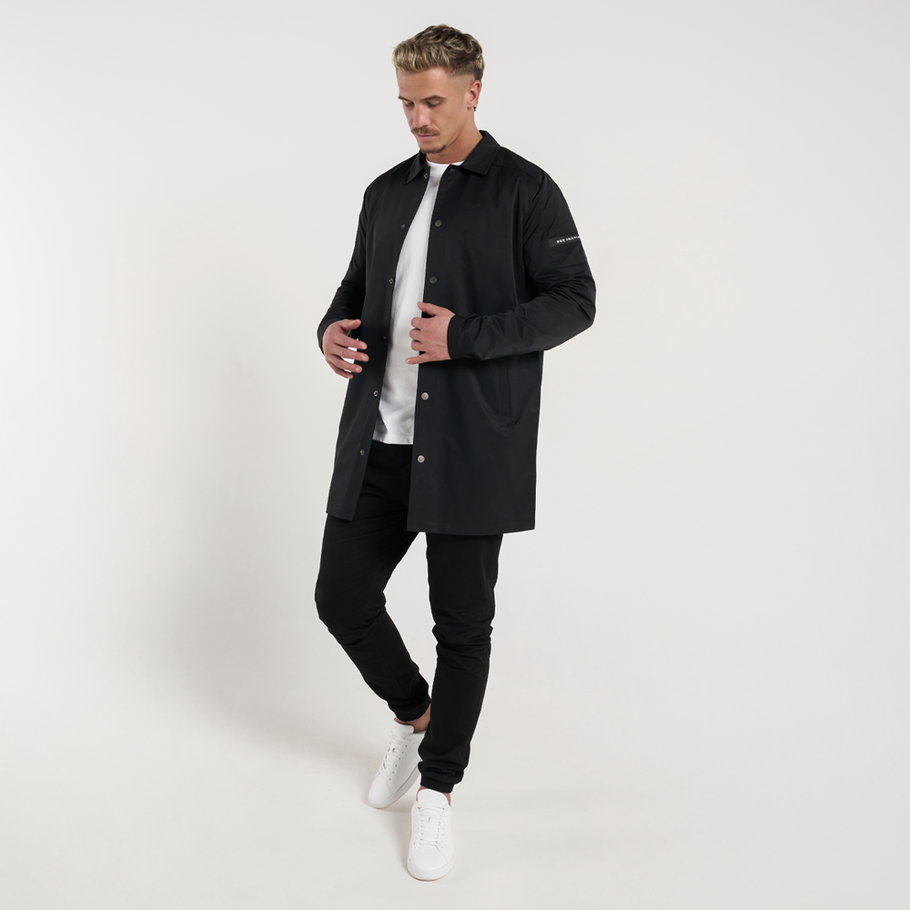 Hanley Trench Coat - Sort