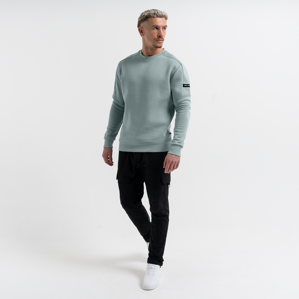 Hartley Crew Sweater - Salviegrøn