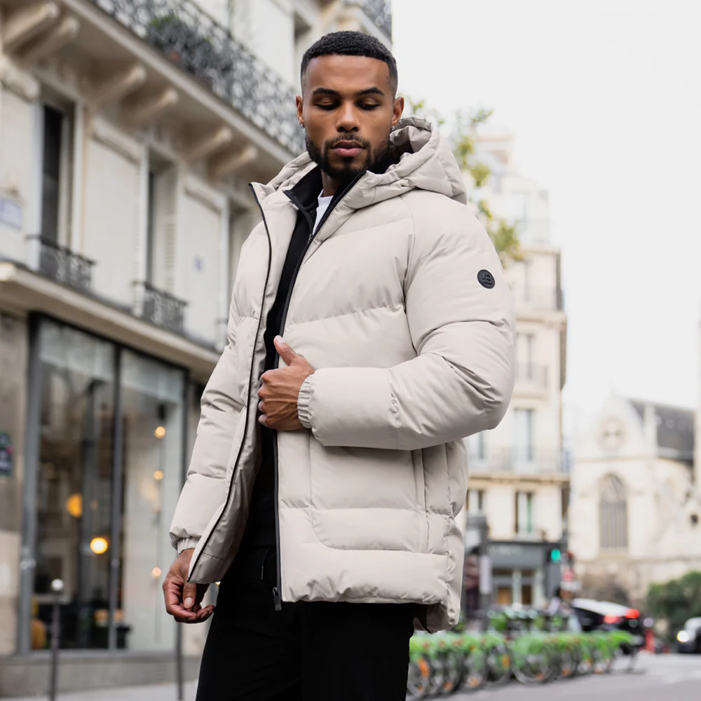 Fortes pufferjakke - ler