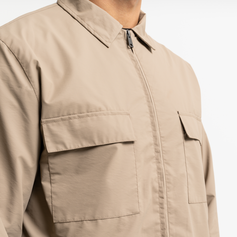 Marshall-jakke - mørk sand