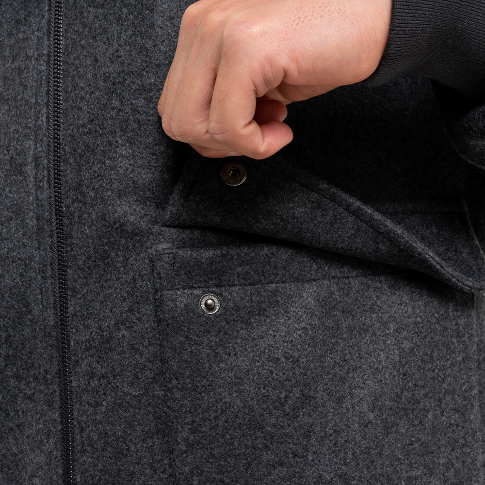 Sibbick bomberjakke - koksgrå