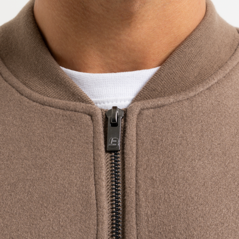 Sibbick bomberjakke - Taupe