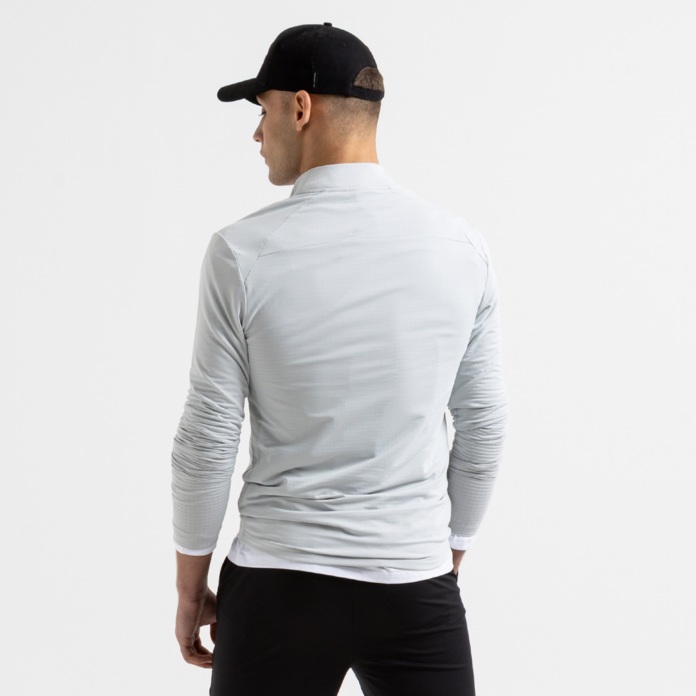 Signature Sports 1/4 Zip - Lysegrå