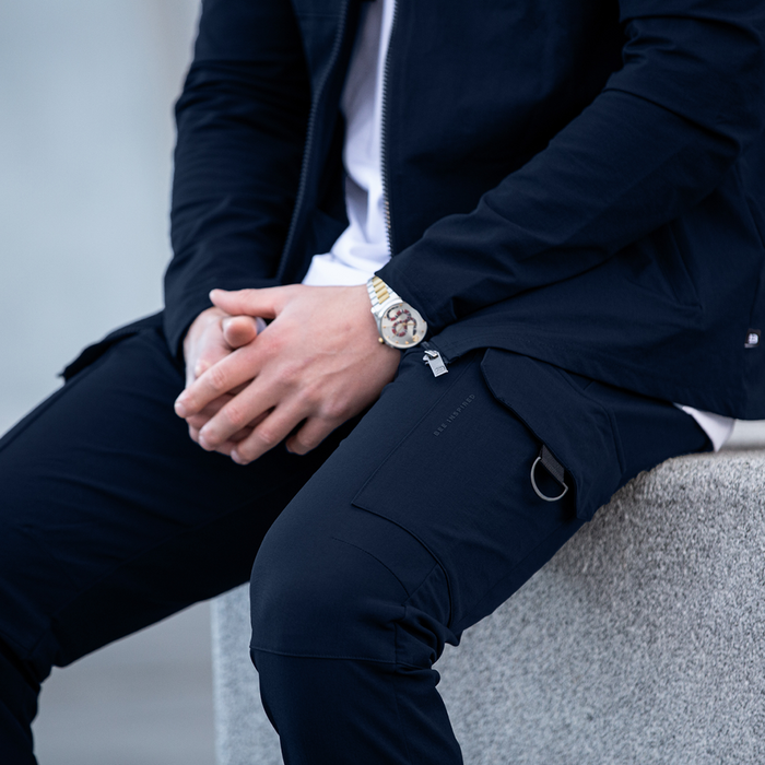 Guardiola Cargo-bukser - Mørk marineblå