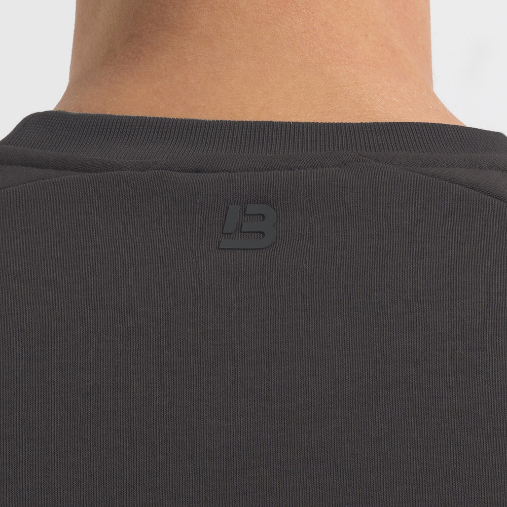 Hartley Crew Pullover - Holzkohle