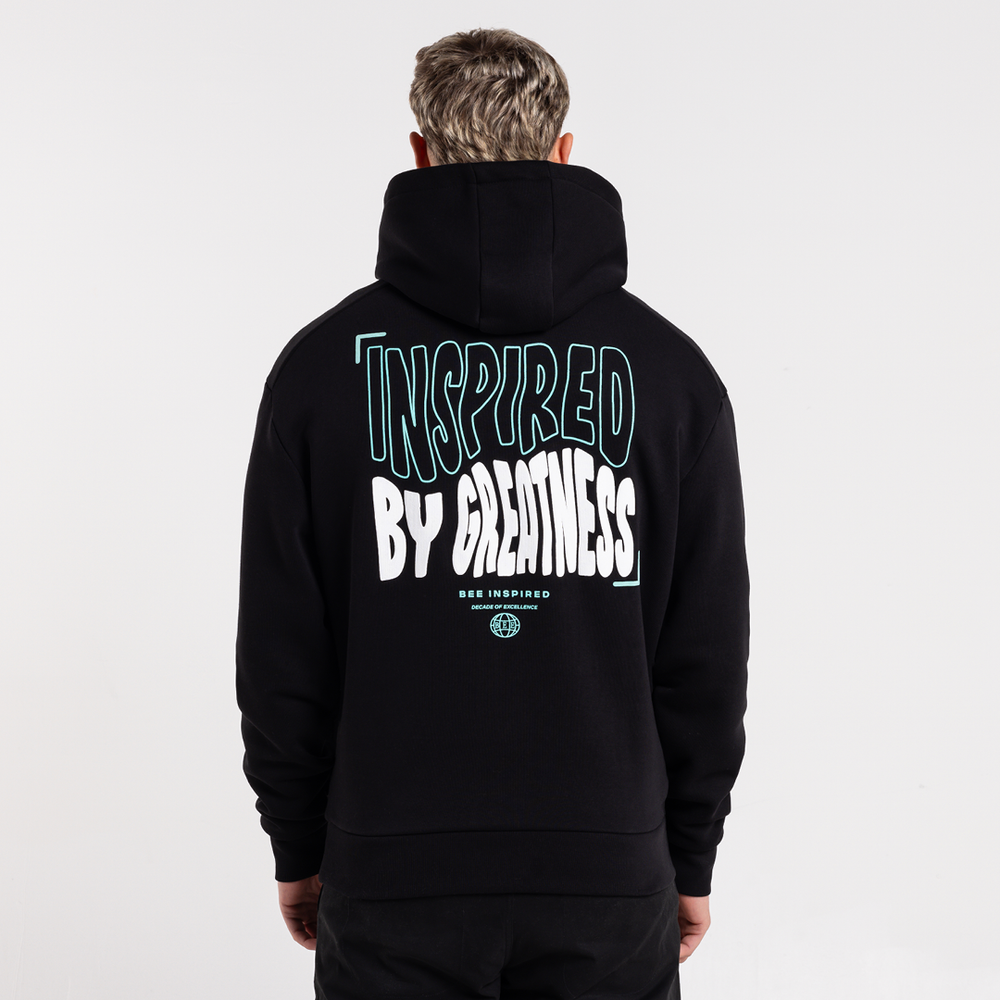 Aguirre Hoodie - Schwarz/Aqua