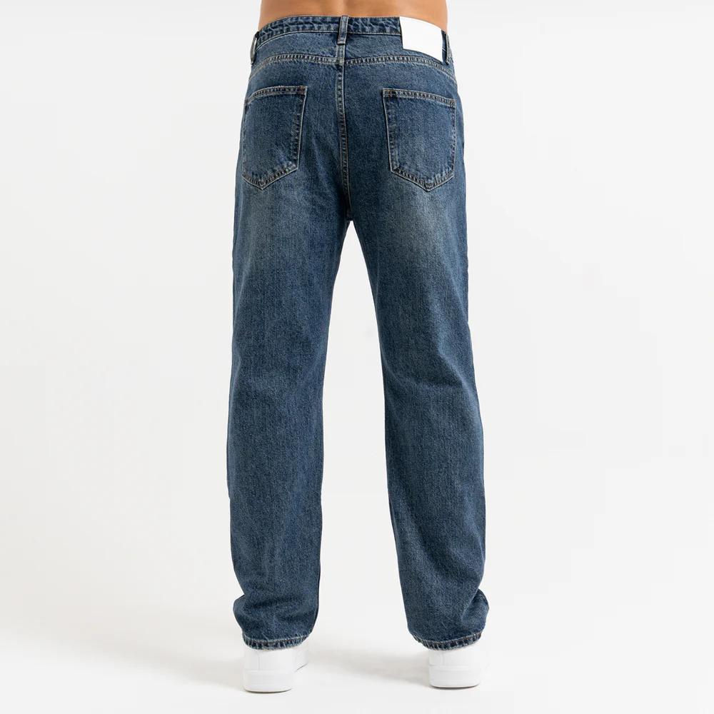 Duro Straight Fit Jeans - Mittelblau