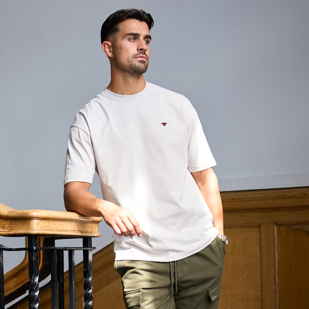 Kelvin-T-Shirt - Kittfarben