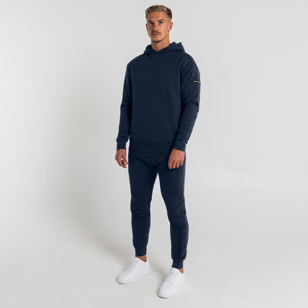 Neto Overhead-Kapuzenpullover - Dunkelmarine