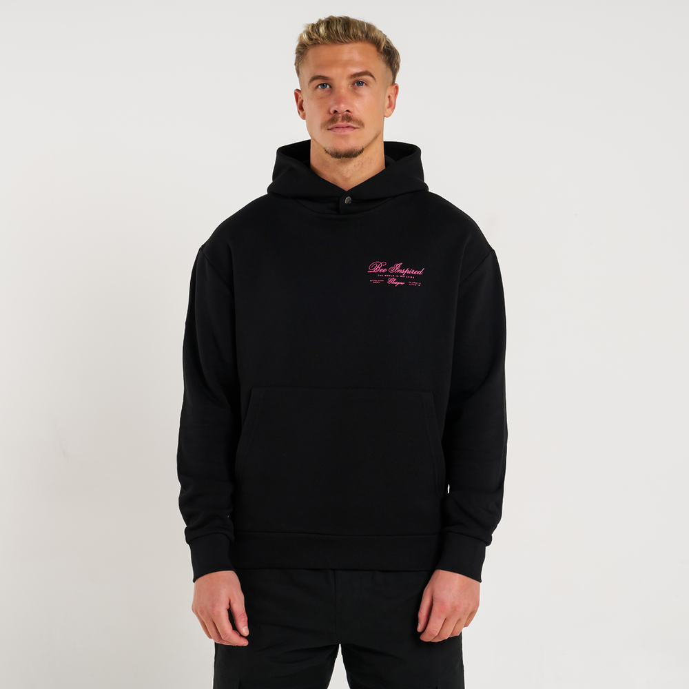 Olise Hoodie - Schwarz/Rosa
