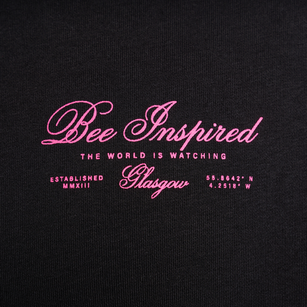 Olise Hoodie - Schwarz/Rosa