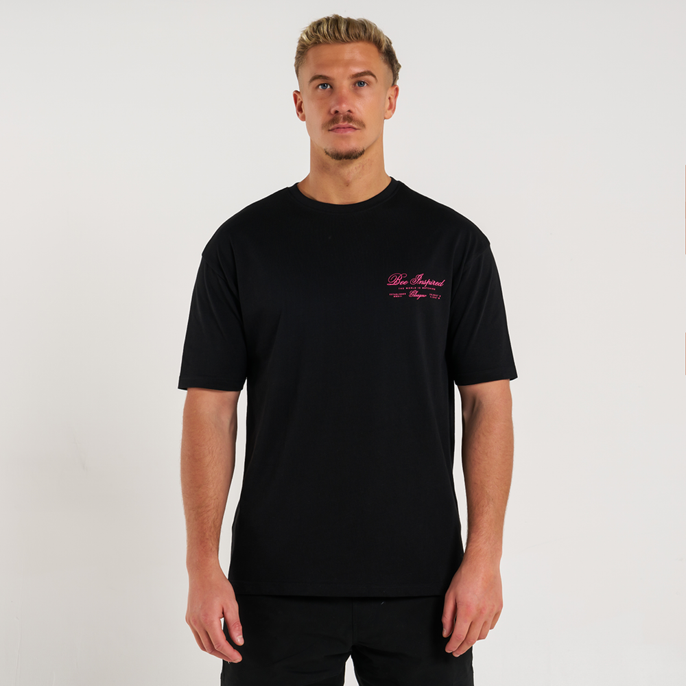 Olise T-Shirt - Schwarz/Pink