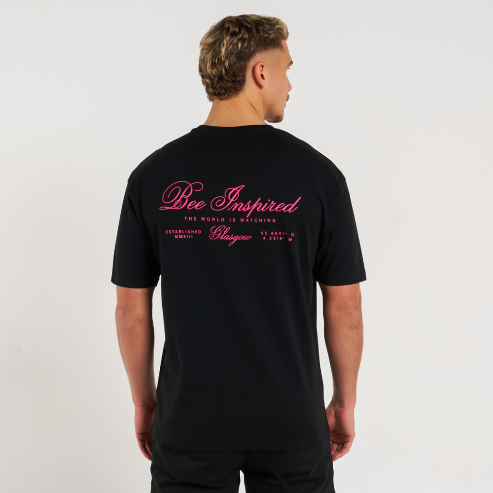 Olise T-Shirt - Schwarz/Pink