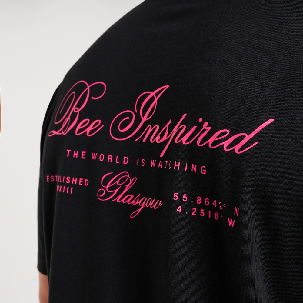 Olise T-Shirt - Schwarz/Pink