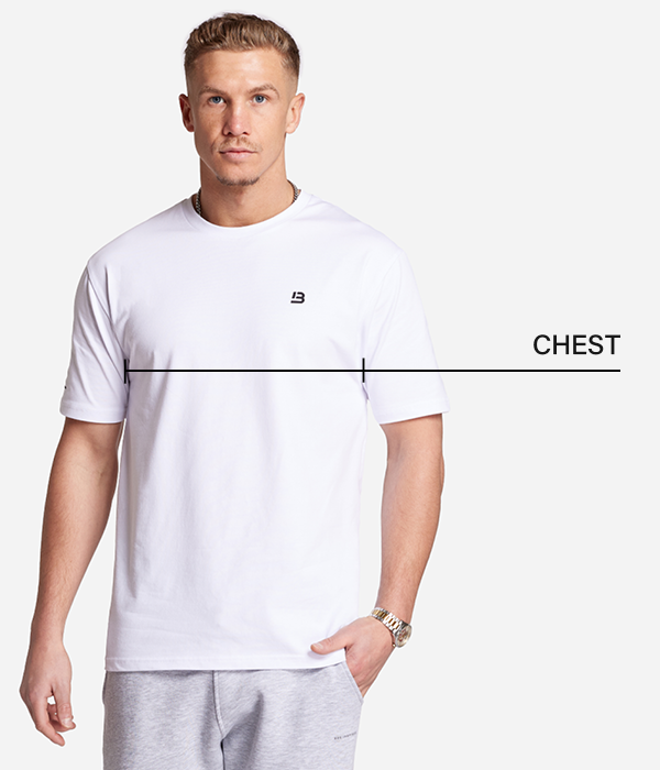 Abmessungen von T-Shirts