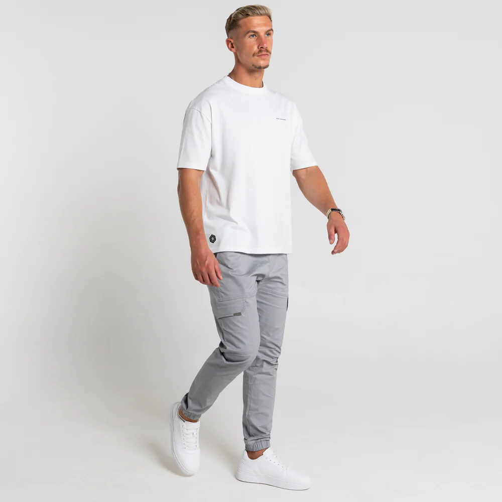 Pantalones cargo Rivero - Gris claro