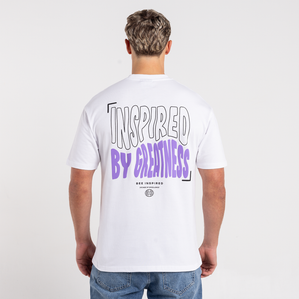 Camiseta Aguirre - Blanca/Morada