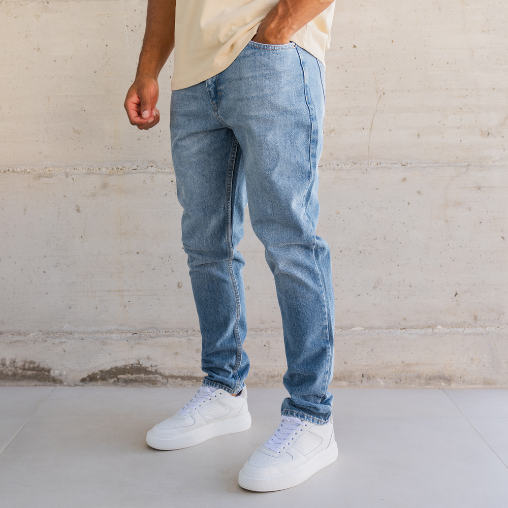 Vaqueros Ralston Regular Fit - Azul Medio
