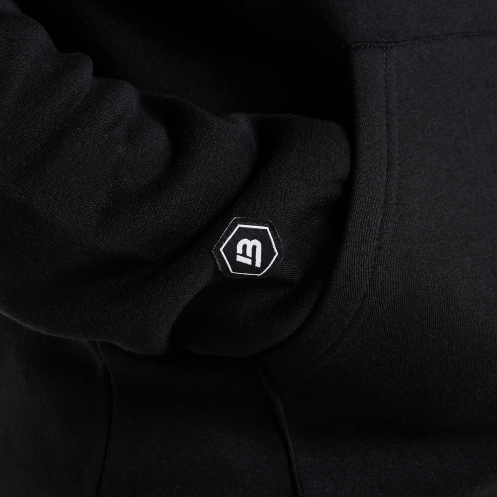 Sudadera con cremallera Diallo - Negra