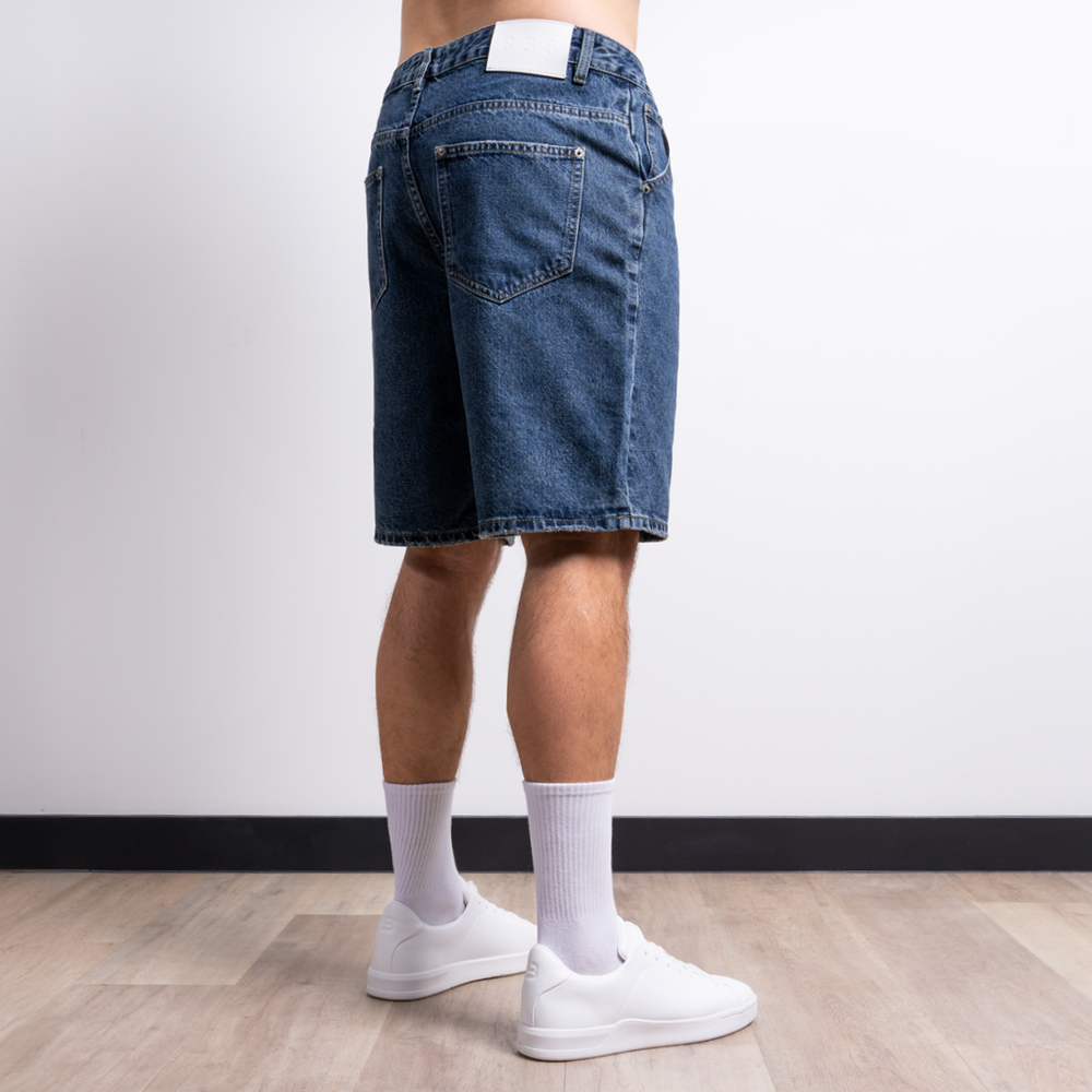 Pantalón corto vaquero Gueye - Azul medio