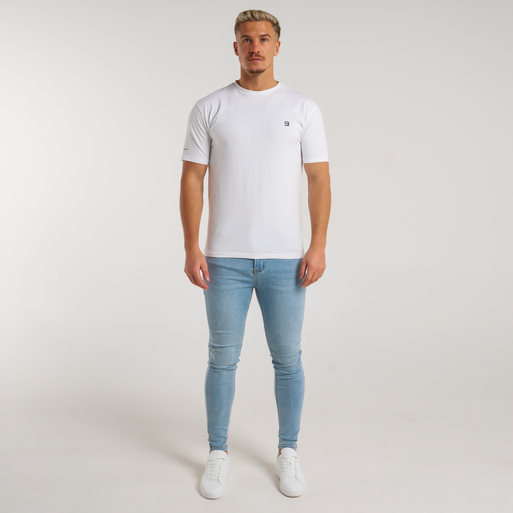 Luca Skinny Stretch - Firma Azul claro