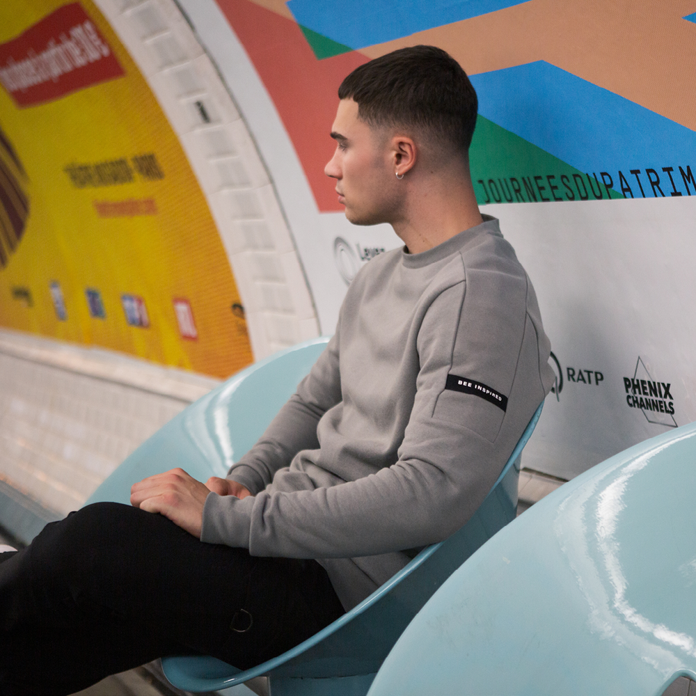 Hartley Crew Sweater - Gris