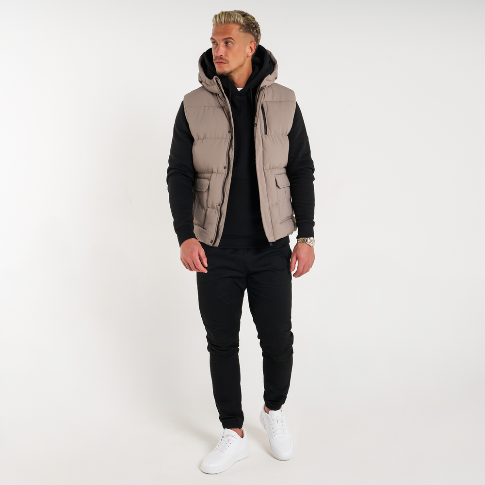 Gilet Aaronson - Taupe