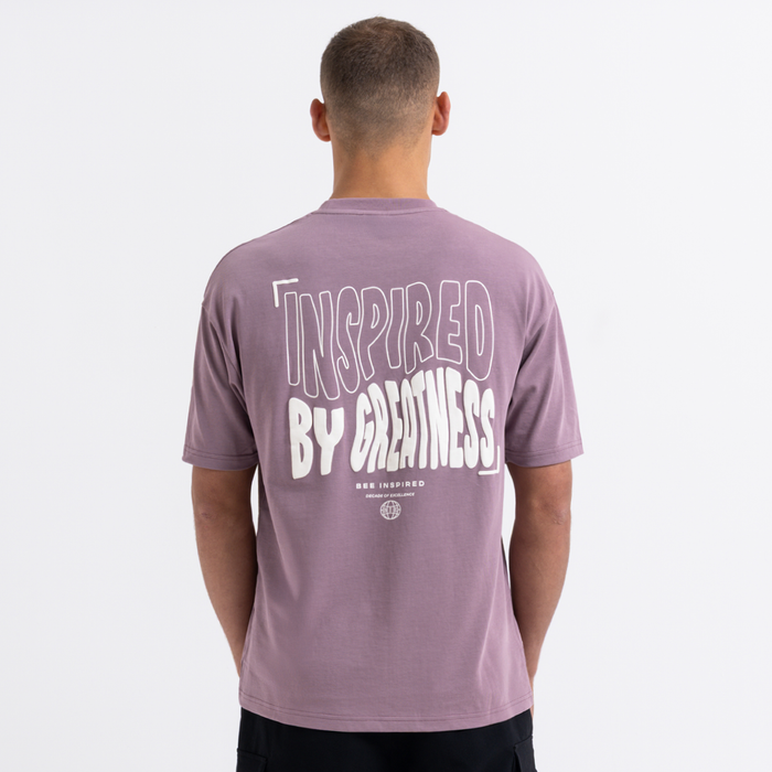 T-Shirt Aguirre - Mauve Dusk / Blanc