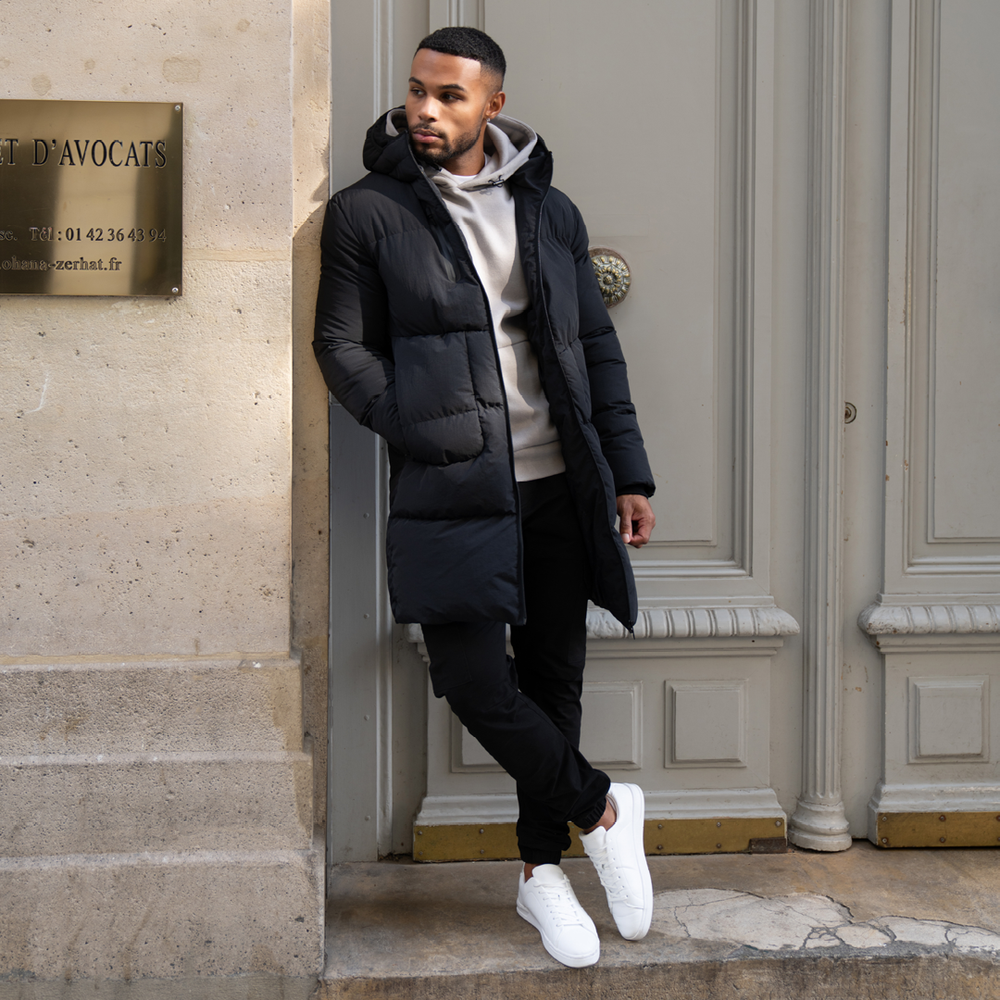 Veste longue Villar - Noir