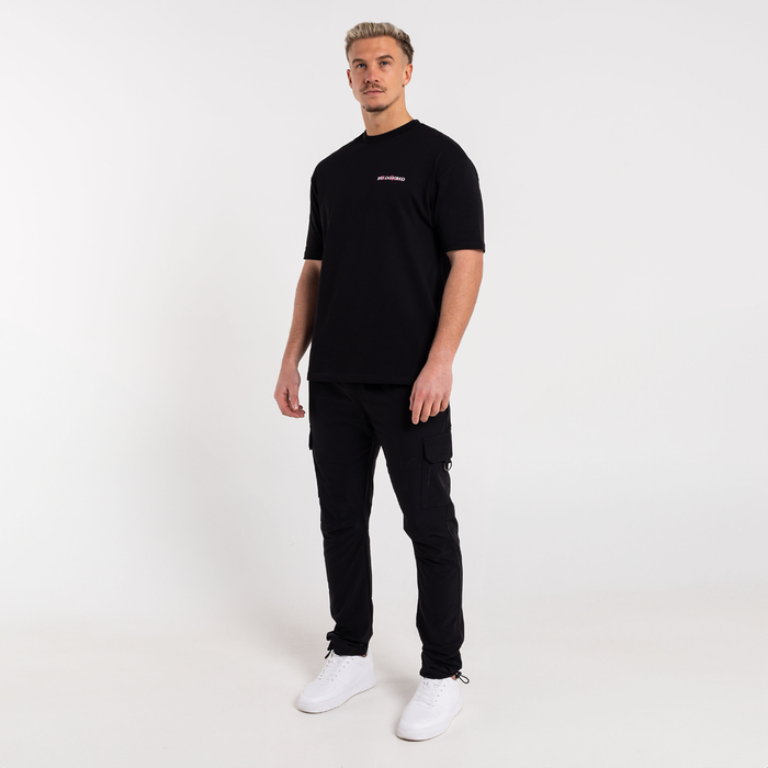 T-Shirt Stach - Noir/Rose