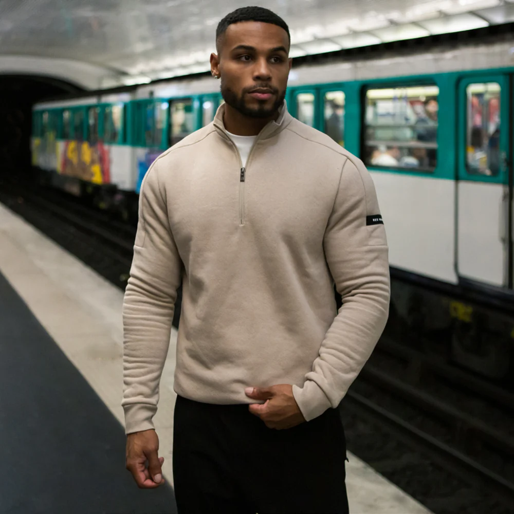 Klose 1/4 Zip - Argile