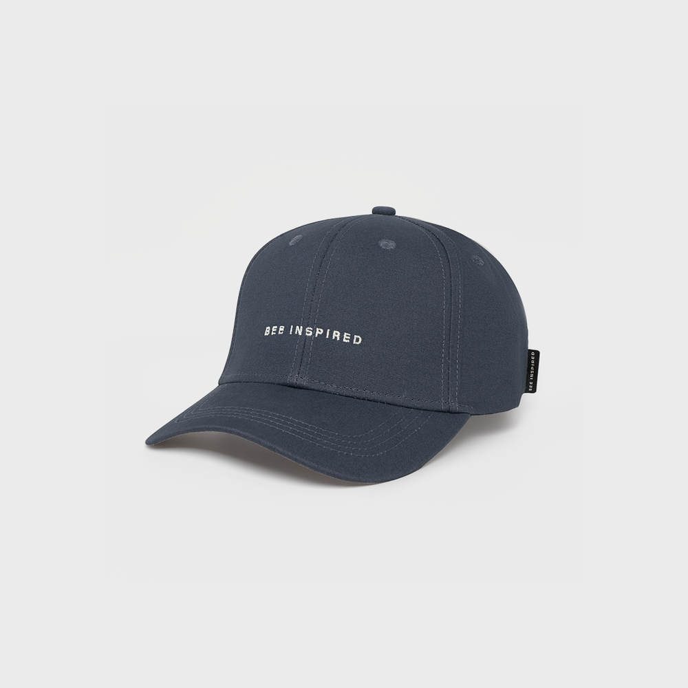 Cap met lineair logo - Navy