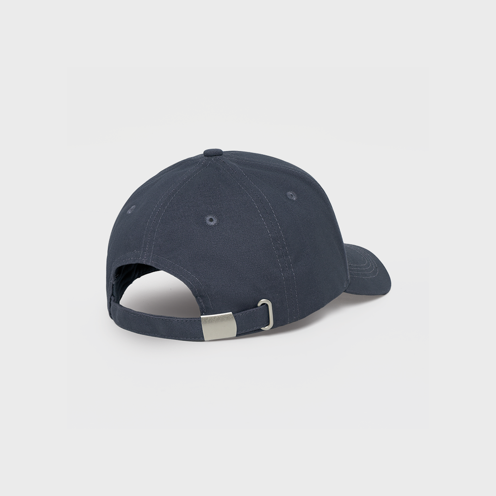 Cap met lineair logo - Navy