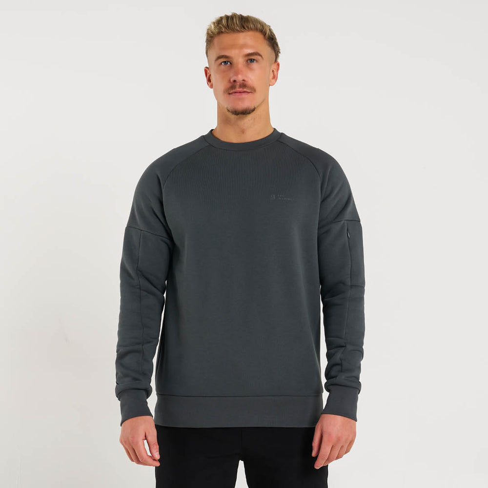 Alonso Crew Trui - Houtskool