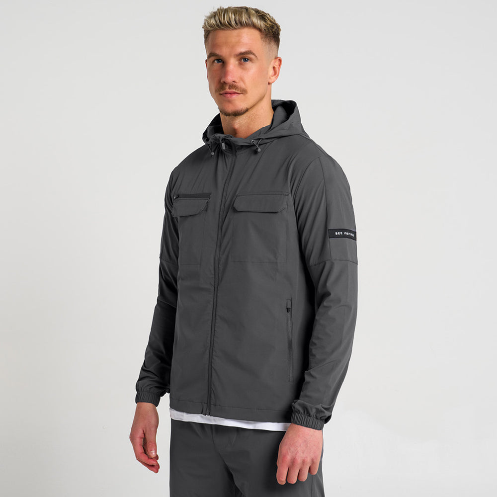 Milito Hoodie - Houtskool