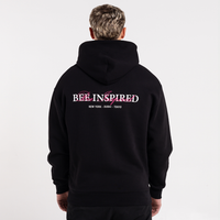 Stach Hoodie - Zwart/Roze