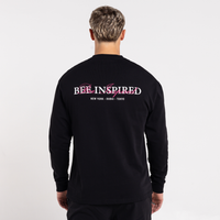 Stach T-shirt met lange mouwen - Zwart/Roze