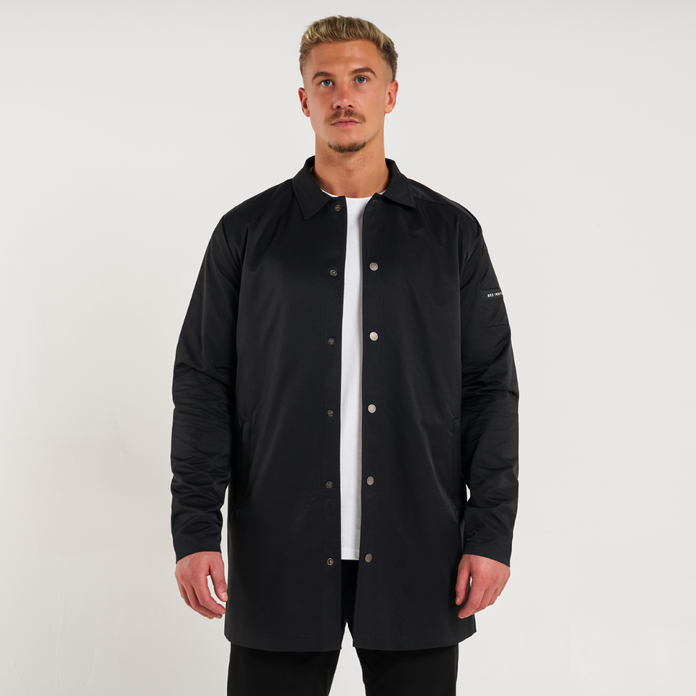 Hanley Trench Coat - Zwart