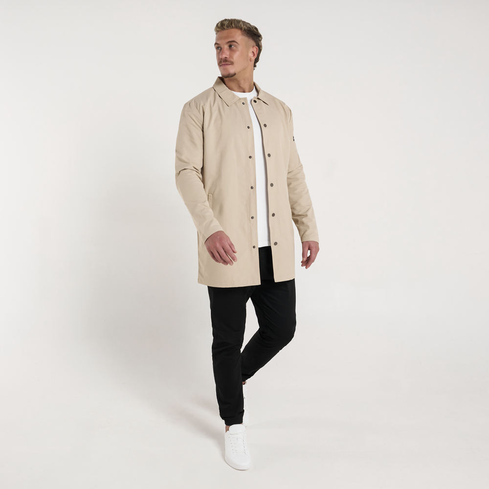 Hanley Trench Coat - Zand