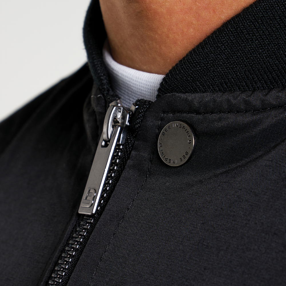 Neves Bomberjack met lange lijn - Zwart