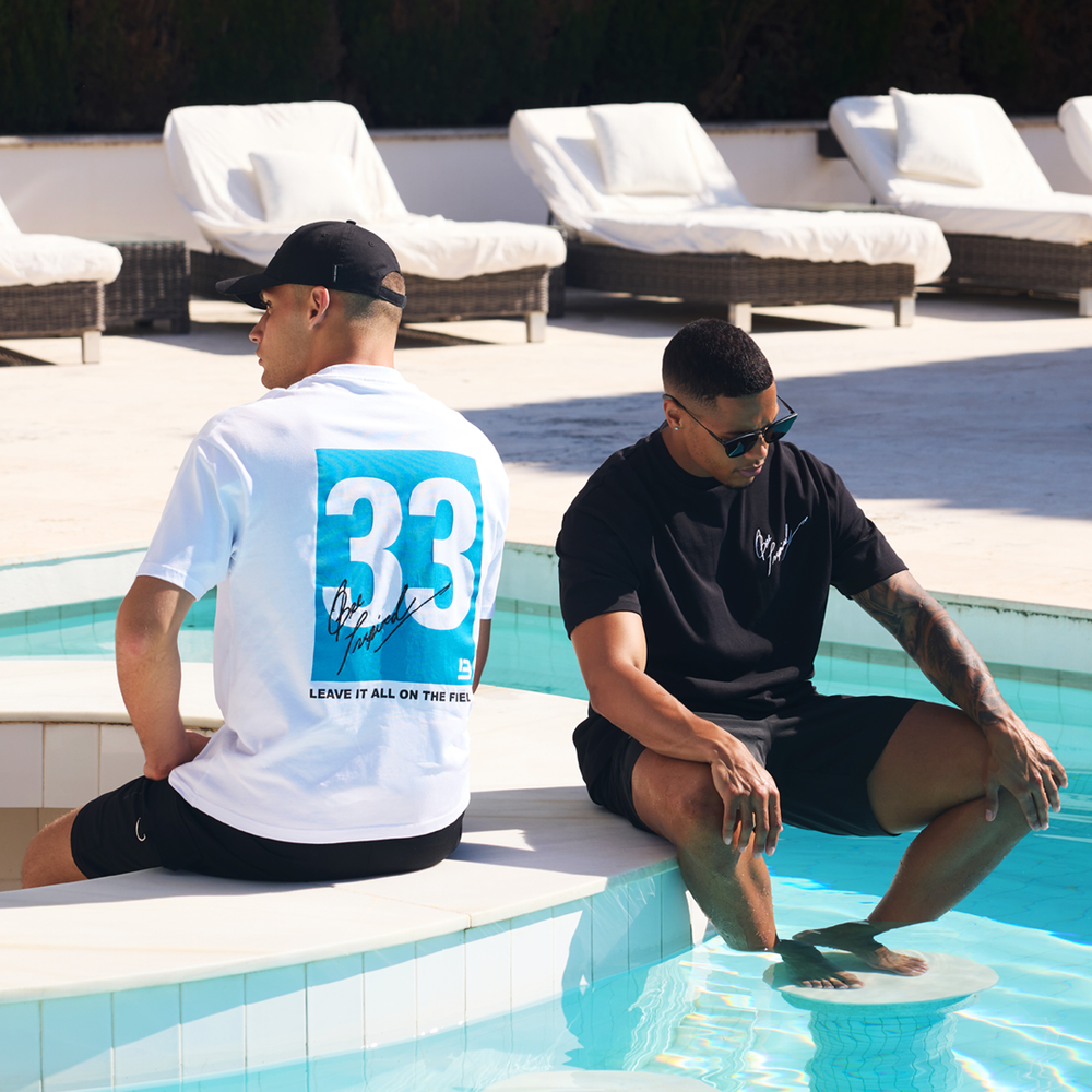 Ramsay T-Shirt - Wit/Blauw