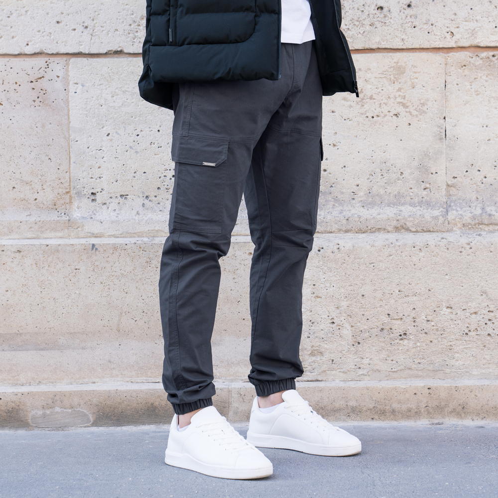 Rivero Cargo Broek - Houtskool