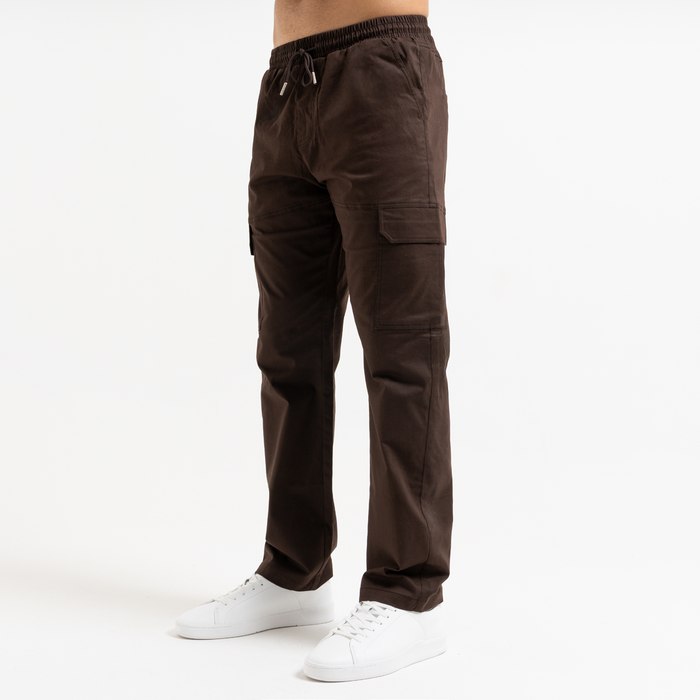 Rivero Relaxed Cargo Broek - Koffie