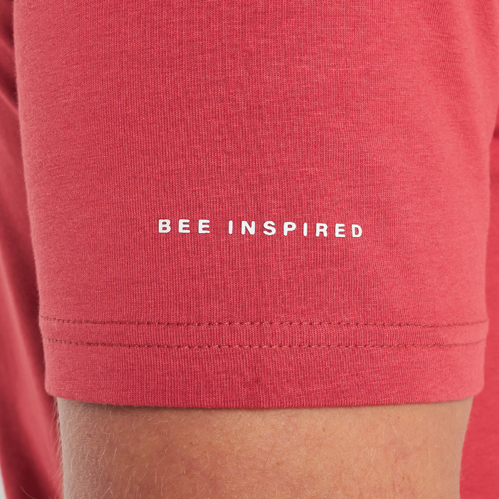 Handtekening T-shirt - Poederrood