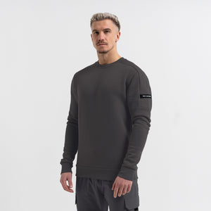 Hartley Crew Sweater - Charcoal